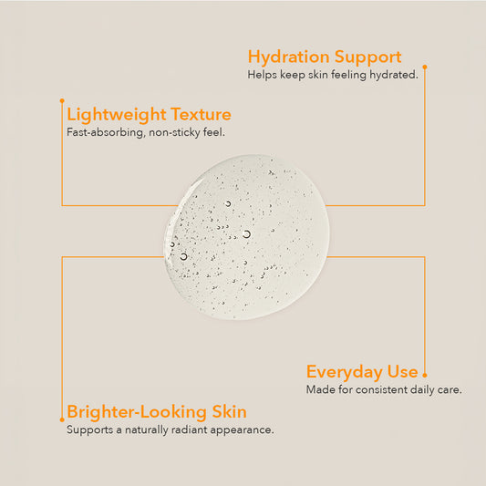 ZER03 Vitamin C Serum for Face | 5% Vitamin C + 5% Niacinamide Face Serum | Hydrating & Brightening Serum with Hyaluronic Acid | For Men & Women | 30ml